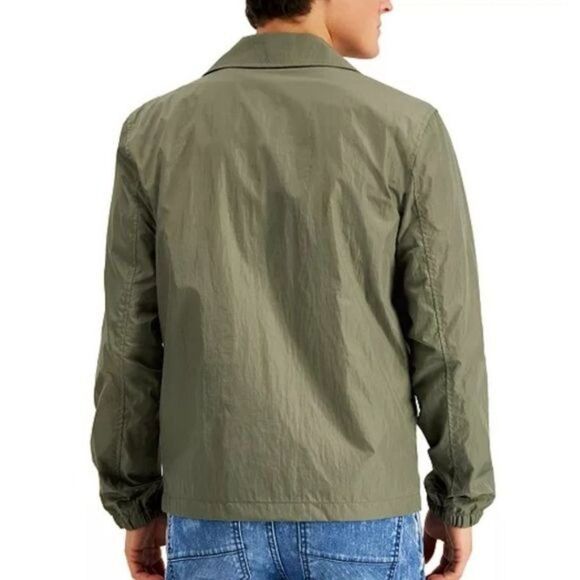 NWT INC Concepts Men's Walker Zip Front Collar Windbreaker Jacket - Picture 2 of 12